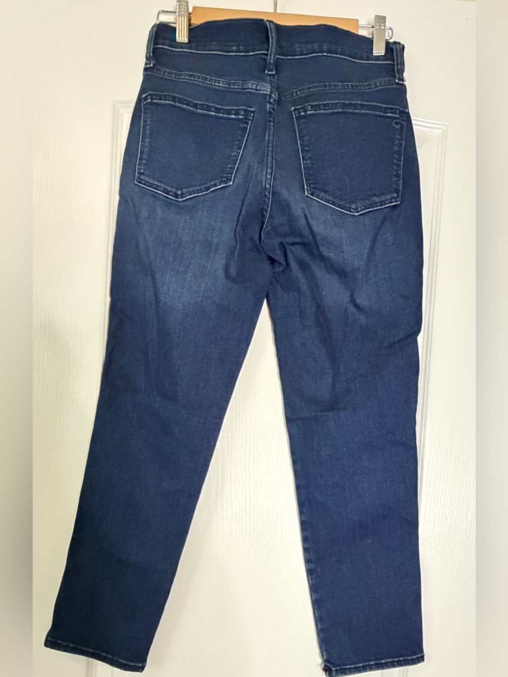 Madewell Mid Rise Stovepipe Jeans Dark Wash Stretch Denim Women’s 28 - Picture 4 of 7